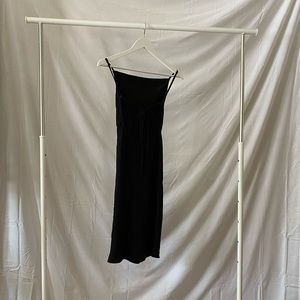 Square-Neck Open Back Club Monaco Dress